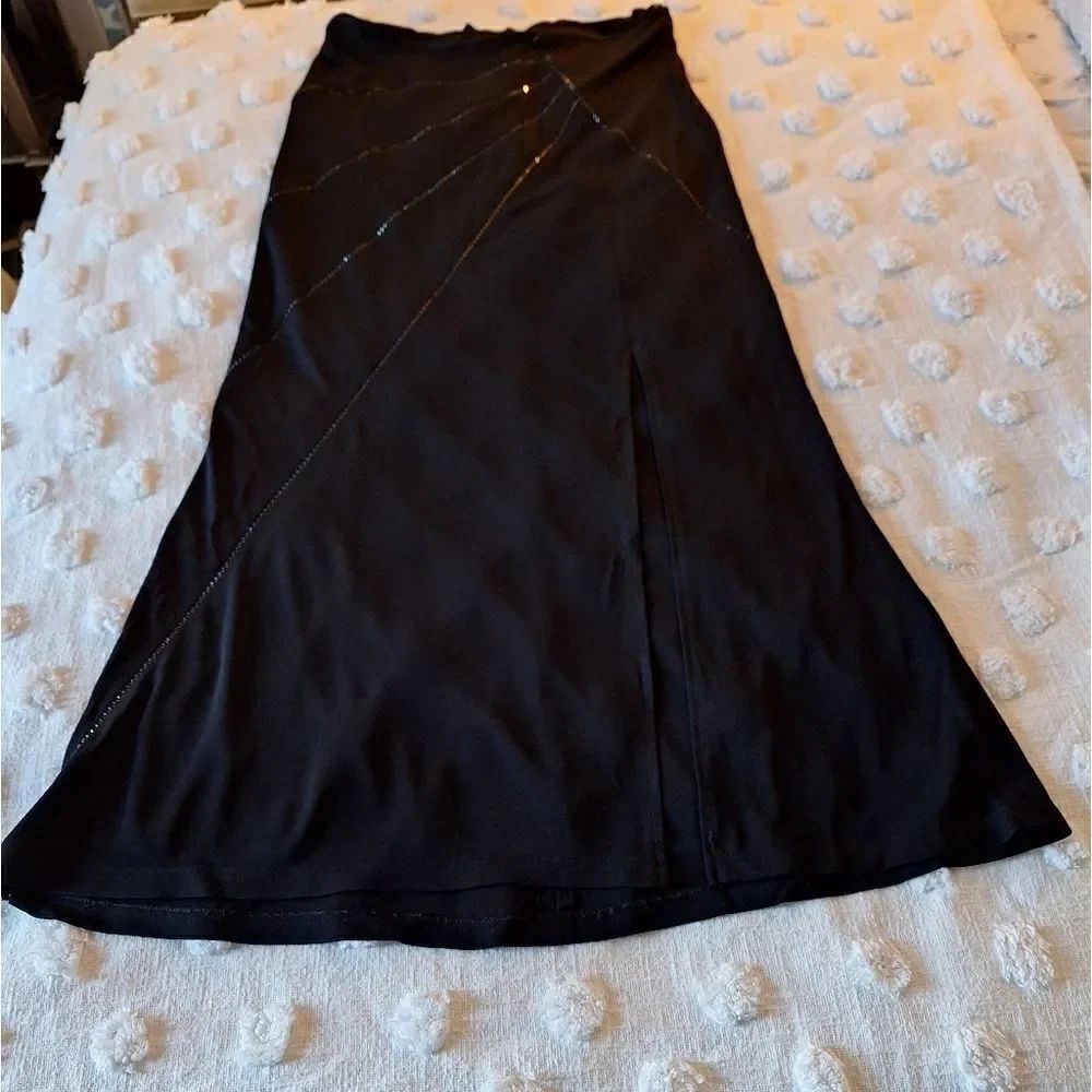 XL Nicole Bakti maxi skirt rhinestone detail, party night